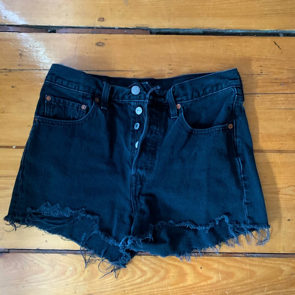 Levi’s Black Denim Shorts